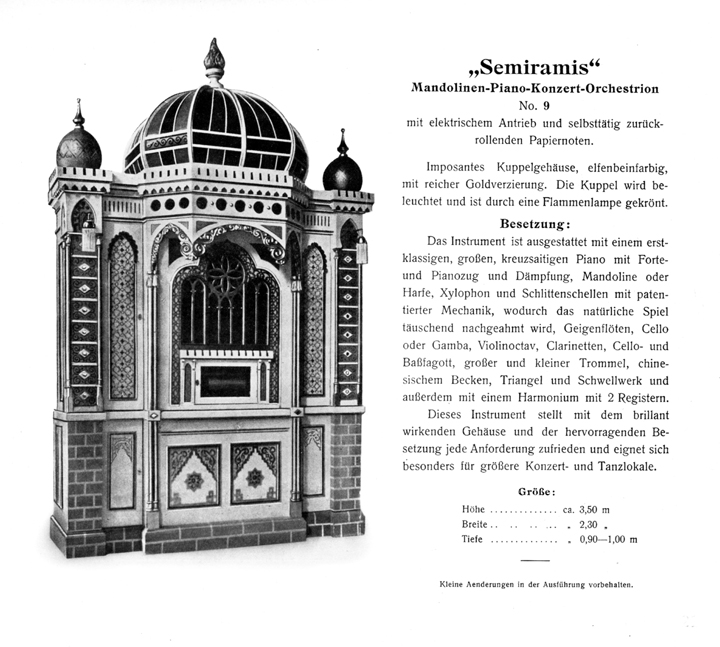 Blessing Concert Orchestrion