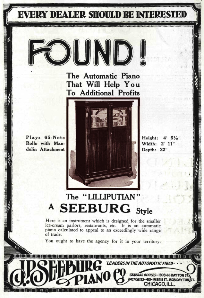 Seeburg L Cabinet Coin Piano