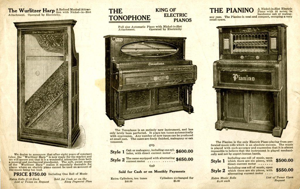 Early Wurlitzer Music Machines