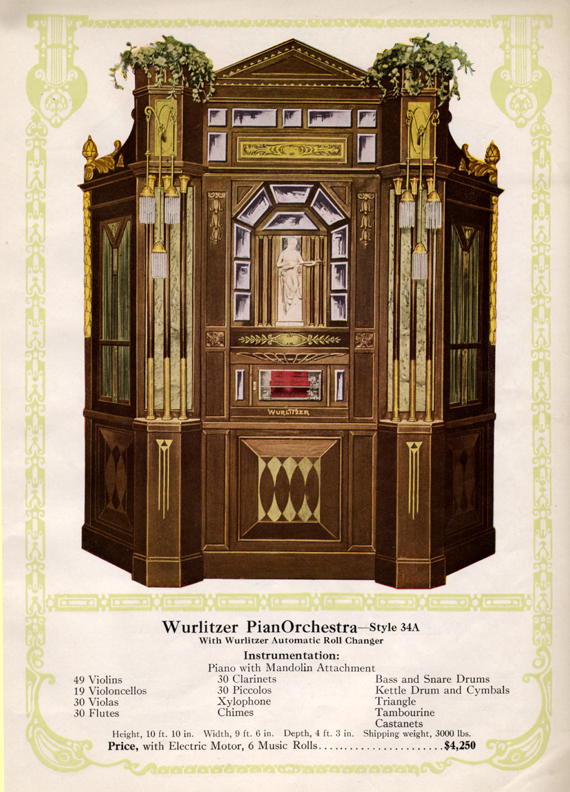 Wurlitzer Style 34 PianOrchestra